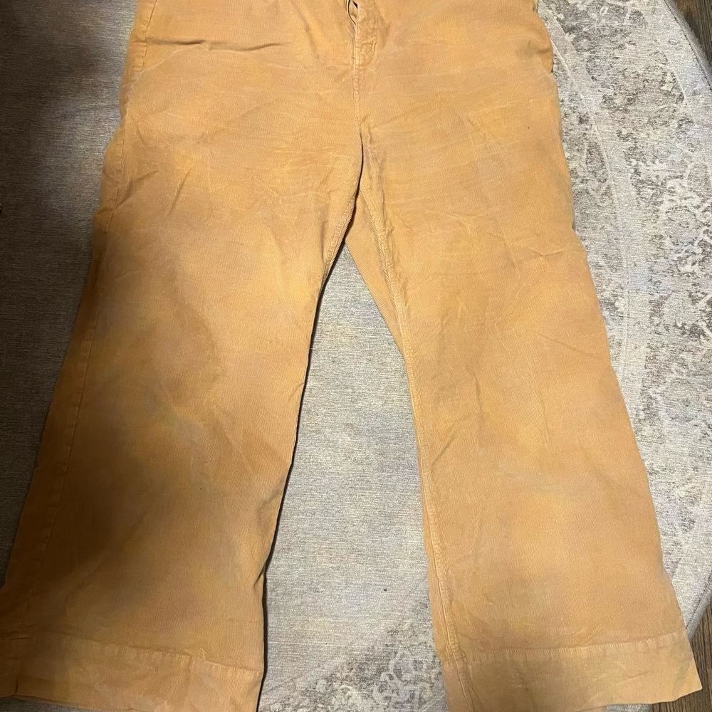 J. Crew Camel Corduroy Trousers